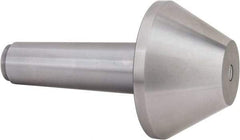 Riten - MT6 Taper Shank, 6-1/2" Head Diam Live Center - 4-5/16" Head Length, 3" Point Diam, 4-15/16" Point Len, 4,800 Lb Max Workpc, Bull Nose Point - Benchmark Tooling