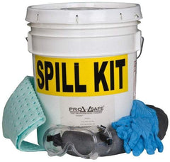 PRO-SAFE - Hazardous Materials Spill Kit - 5 Gal Pail - Benchmark Tooling