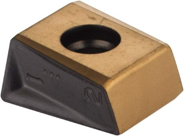 Iscar - T490 LNHT080404 Grade IC808 Carbide Milling Insert - TiAlN/AlTiN/TiN Finish, 0.2957" Thick, 0.4mm Corner Radius - Benchmark Tooling