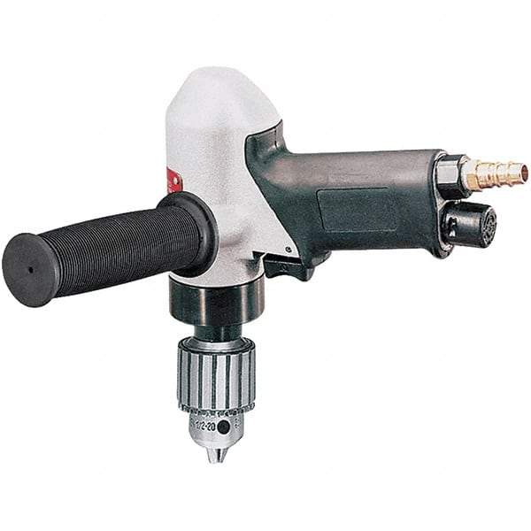 Dynabrade - 3/8" Keyed Chuck - Pistol Grip Handle, 20,000 RPM, 0.7 hp, 90 psi - Benchmark Tooling