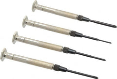 Moody Tools - 4 Piece Phillips Screwdriver Set - Bit Sizes: Philips #000 to #1 - Benchmark Tooling