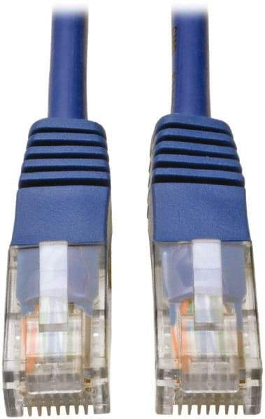 Tripp-Lite - Cat5e, 24 AWG, 8 Wires, 350 MHz, Unshielded Network & Ethernet Cable - Blue, PVC, 7' OAL - Benchmark Tooling