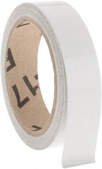 NMC - White Solid Color Vinyl Tape - 1" Wide x 30' Long x 0.002" Thick, General Traffic - Benchmark Tooling