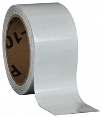 NMC - White Solid Color Vinyl Tape - 2" Wide x 30' Long x 0.002" Thick, General Traffic - Benchmark Tooling