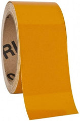 NMC - Yellow Solid Color Vinyl Tape - 2" Wide x 30' Long x 0.002" Thick, General Traffic - Benchmark Tooling