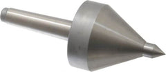 Riten - MT2 Taper Shank, 2-1/4" Head Diam 330 Lb Capacity Live Center - 5,000 Max RPM, 3-3/16" Head Length, 1/2" Point Diam, 3/4" Point Len, 330 Lb Max Workpc, 3-3/16" OAL, Pipe Nose Point - Benchmark Tooling