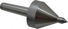 Riten - MT3 Taper Shank, 2-5/8" Head Diam 685 Lb Capacity Live Center - 4,000 Max RPM, 3-3/16" Head Length, 5/8" Point Diam, 15/16" Point Len, 685 Lb Max Workpc, 3-3/16" OAL, Pipe Nose Point - Benchmark Tooling