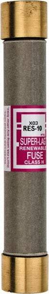 Cooper Bussmann - 600 VAC, 10 Amp, Time Delay Renewable Fuse - Fuse Holder Mount, 127mm OAL, 10 (RMS) kA Rating, 13/16" Diam - Benchmark Tooling