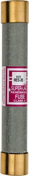 Cooper Bussmann - 600 VAC, 20 Amp, Time Delay Renewable Fuse - Fuse Holder Mount, 127mm OAL, 10 (RMS) kA Rating, 13/16" Diam - Benchmark Tooling