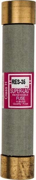 Cooper Bussmann - 600 VAC, 35 Amp, Time Delay Renewable Fuse - Fuse Holder Mount, 5-1/2" OAL, 10 (RMS) kA Rating, 1-1/16" Diam - Benchmark Tooling