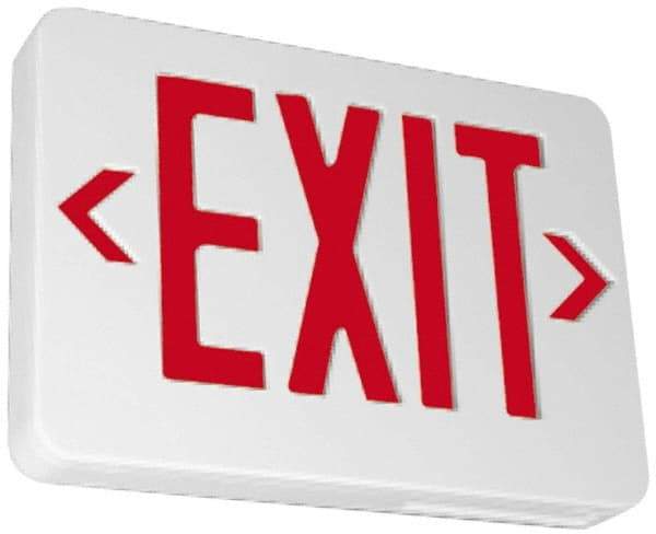 NMC - White, LED, Illuminated Exit Sign - Benchmark Tooling