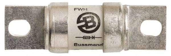 Cooper Bussmann - 500 VAC/VDC, 225 Amp, Fast-Acting Semiconductor/High Speed Fuse - Bolt-on Mount, 4-11/32" OAL, 200 (RMS Symmetrical), 50 at DC kA Rating, 1-1/2" Diam - Benchmark Tooling