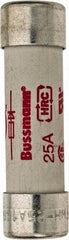 Cooper Bussmann - 500 VAC, 25 Amp, Fast-Acting Semiconductor/High Speed Fuse - 50.8mm OAL, 200 (RMS), 50 at DC kA Rating, 9/16" Diam - Benchmark Tooling