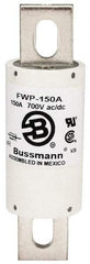 Cooper Bussmann - 700 VAC/VDC, 150 Amp, Fast-Acting Semiconductor/High Speed Fuse - Stud Mount Mount, 5-3/32" OAL, 200 (RMS), 50 at DC kA Rating, 1-1/2" Diam - Benchmark Tooling