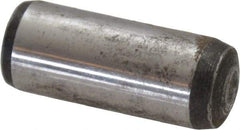 Value Collection - 12mm Diam x 30mm Pin Length Alloy Steel Pull Out Dowel Pin - C 57-63 Hardness, 1 Rounded & 1 Threaded End - Benchmark Tooling