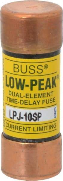 Cooper Bussmann - 300 VDC, 600 VAC, 10 Amp, Time Delay General Purpose Fuse - Fuse Holder Mount, 2-1/4" OAL, 100 at DC, 300 at AC (RMS) kA Rating, 13/16" Diam - Benchmark Tooling