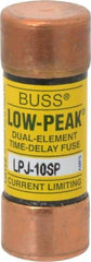 Cooper Bussmann - 300 VDC, 600 VAC, 10 Amp, Time Delay General Purpose Fuse - Fuse Holder Mount, 2-1/4" OAL, 100 at DC, 300 at AC (RMS) kA Rating, 13/16" Diam - Benchmark Tooling