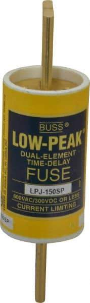 Cooper Bussmann - 300 VDC, 600 VAC, 150 Amp, Time Delay General Purpose Fuse - Bolt-on Mount, 5-3/4" OAL, 100 at DC, 300 at AC (RMS) kA Rating, 1-5/8" Diam - Benchmark Tooling