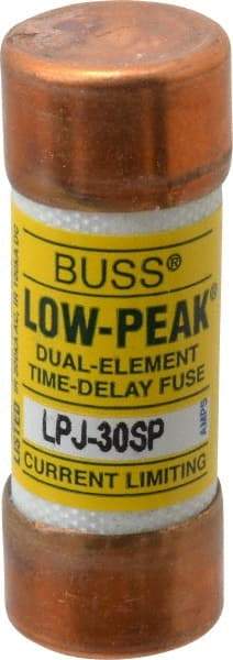 Cooper Bussmann - 300 VDC, 600 VAC, 30 Amp, Time Delay General Purpose Fuse - Fuse Holder Mount, 2-1/4" OAL, 100 at DC, 300 at AC (RMS) kA Rating, 13/16" Diam - Benchmark Tooling