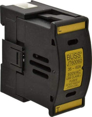 Cooper Bussmann - 1 Pole, 600 VAC/VDC, 60 Amp, DIN Rail Mount Fuse Holder - Compatible with J Class, 1.52 Inch Wide Fuse - Benchmark Tooling