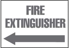 NMC - Fire Extinguisher, Plastic Fire Sign - 14" Wide x 10" High - Benchmark Tooling