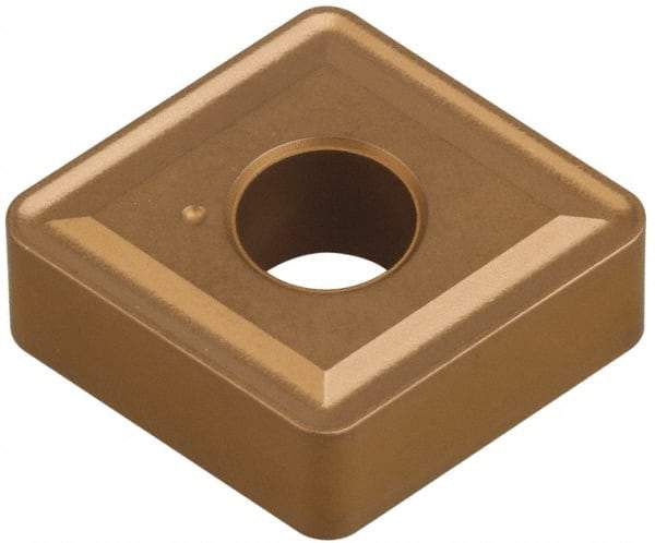 Tungaloy - CCMW32.52 Grade T5115 Carbide Turning Insert - TiCN/Al2O3 Finish, 80° Diamond, 3/8" Inscr Circle, 5/32" Thick, 1/32" Corner Radius - Benchmark Tooling