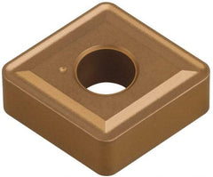 Tungaloy - CCMW32.52 Grade T5115 Carbide Turning Insert - TiCN/Al2O3 Finish, 80° Diamond, 3/8" Inscr Circle, 5/32" Thick, 1/32" Corner Radius - Benchmark Tooling