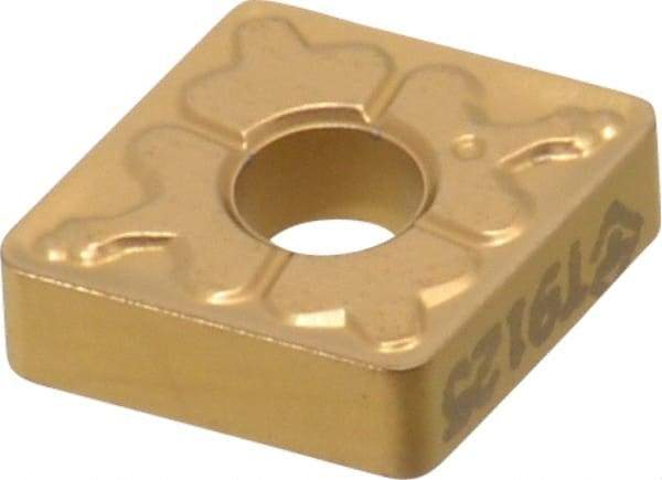 Tungaloy - CNMG322 TM Grade T9125 Carbide Turning Insert - TiCN/Al2O3 Finish, 80° Diamond, 3/8" Inscr Circle, 1/8" Thick, 1/32" Corner Radius - Benchmark Tooling