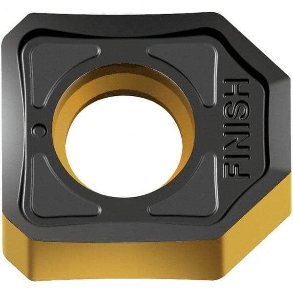 Walter - XNGX1205 F67 Grade WXM15 Carbide Milling Insert - TiAlN/TiN Finish, 0.237" Thick, 1/2" Inscribed Circle - Benchmark Tooling