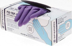 Honeywell - 8 mil Thick, Nitrile Chemical Resistant Gloves - Benchmark Tooling