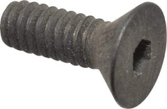 Holo-Krome - #5-40 UNC Hex Socket Drive, 82° Flat Screw - Alloy Steel, Black Oxide Finish, Fully Threaded, 3/8" OAL - Benchmark Tooling