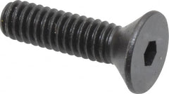 Holo-Krome - #8-32 UNC Hex Socket Drive, 82° Flat Screw - Alloy Steel, Black Oxide Finish, Fully Threaded, 5/8" OAL - Benchmark Tooling