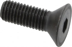 Holo-Krome - 1/4-28 UNF Hex Socket Drive, 82° Flat Screw - Alloy Steel, Black Oxide Finish, Fully Threaded, 3/4" OAL - Benchmark Tooling