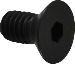 Holo-Krome - 5/16-18 UNC Hex Socket Drive, 82° Flat Screw - Alloy Steel, Black Oxide Finish, Fully Threaded, 5/8" OAL - Benchmark Tooling