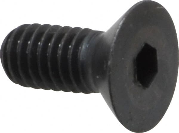 Holo-Krome - 5/16-18 UNC Hex Socket Drive, 82° Flat Screw - Alloy Steel, Black Oxide Finish, Fully Threaded, 3/4" OAL - Benchmark Tooling