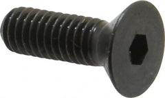 Holo-Krome - 5/16-18 UNC Hex Socket Drive, 82° Flat Screw - Alloy Steel, Black Oxide Finish, Fully Threaded, 1" OAL - Benchmark Tooling