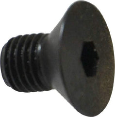 Holo-Krome - 5/16-24 UNF Hex Socket Drive, 82° Flat Screw - Alloy Steel, Black Oxide Finish, Fully Threaded, 1/2" OAL - Benchmark Tooling