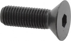 Holo-Krome - 5/16-24 UNF Hex Socket Drive, 82° Flat Screw - Alloy Steel, Black Oxide Finish, Fully Threaded, 1" OAL - Benchmark Tooling