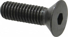 Holo-Krome - 3/8-16 UNC Hex Socket Drive, 82° Flat Screw - Alloy Steel, Black Oxide Finish, Fully Threaded, 1-1/4" OAL - Benchmark Tooling