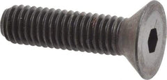 Holo-Krome - 3/8-16 UNC Hex Socket Drive, 82° Flat Screw - Alloy Steel, Black Oxide Finish, Fully Threaded, 1-1/2" OAL - Benchmark Tooling