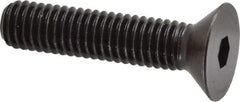 Holo-Krome - 3/8-16 UNC Hex Socket Drive, 82° Flat Screw - Alloy Steel, Black Oxide Finish, Fully Threaded, 1-3/4" OAL - Benchmark Tooling