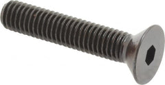 Holo-Krome - 3/8-16 UNC Hex Socket Drive, 82° Flat Screw - Alloy Steel, Black Oxide Finish, Fully Threaded, 2" OAL - Benchmark Tooling