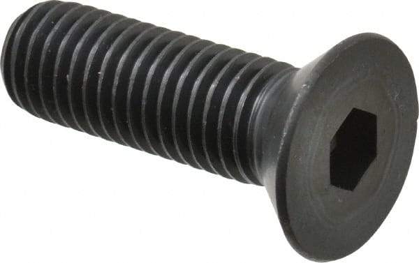 Holo-Krome - 5/8-11 UNC Hex Socket Drive, 82° Flat Screw - Alloy Steel, Black Oxide Finish, Fully Threaded, 2" OAL - Benchmark Tooling