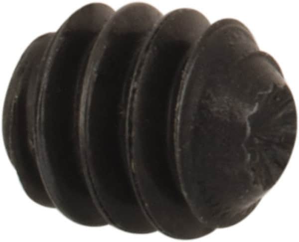 Holo-Krome - #4-40 UNC, 1/8" OAL, Internal Knurl Point Set Screw - Grade ASTM F912 Alloy Steel, 0.05" Key - Benchmark Tooling