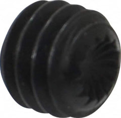 Holo-Krome - 5/16-18 UNC, 1/4" OAL, Internal Knurl Point Set Screw - Grade 8 Alloy Steel, 5/32" Key - Benchmark Tooling