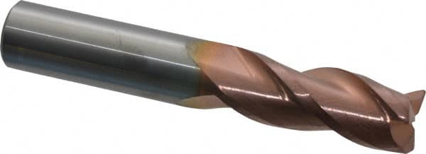 ProMax - 1/2" Diam 3 Flute Solid Carbide 0.02" Corner Radius End Mill - Benchmark Tooling