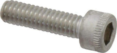 Holo-Krome - #8-32 UNC Hex Socket Drive, Socket Cap Screw - Grade 18-8 Stainless Steel, Uncoated, Fully Threaded, 5/8" Length Under Head - Benchmark Tooling