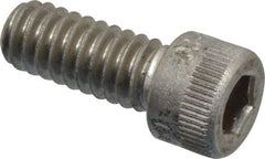 Holo-Krome - 1/4-20 UNC Hex Socket Drive, Socket Cap Screw - Grade 18-8 Stainless Steel, Uncoated, Fully Threaded, 5/8" Length Under Head - Benchmark Tooling