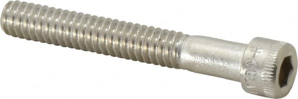 Holo-Krome - 1/4-20 UNC Hex Socket Drive, Socket Cap Screw - Grade 18-8 Stainless Steel, Uncoated, Partially Threaded, 1-3/4" Length Under Head - Benchmark Tooling