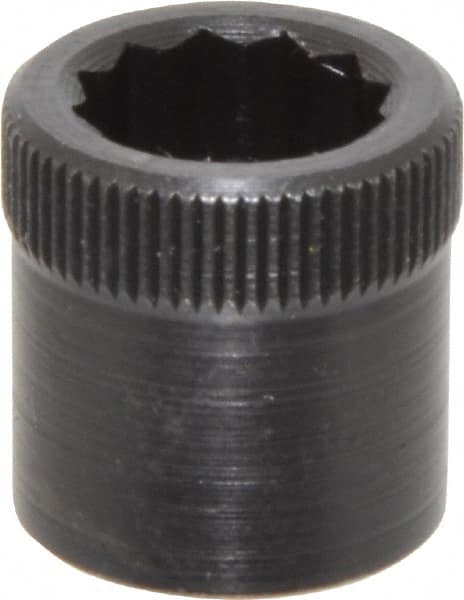 Holo-Krome - 3/8-16" Thread Uncoated Steel Allen Nut - 3/8" Diam, 3/8" Hex Key - Benchmark Tooling